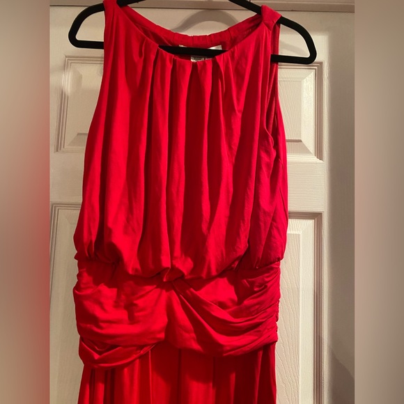 Max Studio Red Maxi Dress/Gown Size XL NWT - Picture 3 of 8